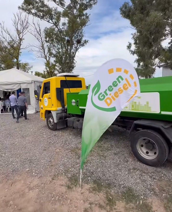 Camión de despacho de biodiésel GreenDiesel